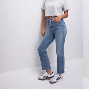 Good American Good Curve Straight Jeans